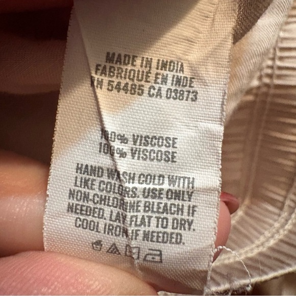 aerie satin cargo joggers in nude/ blush color size M - Picture 15 of 15